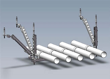 水管多管側縱向抗震支架
